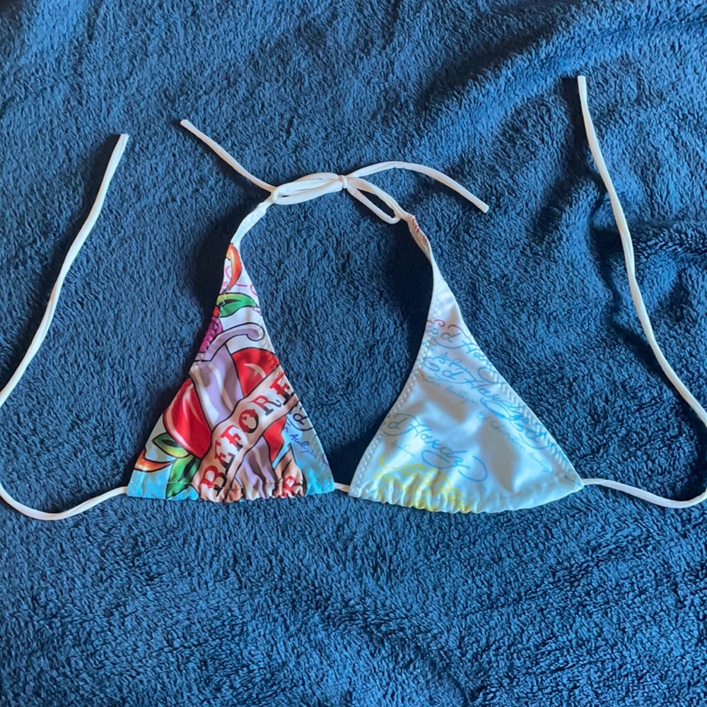 Ed Hardy Bikini Top Size Medium
